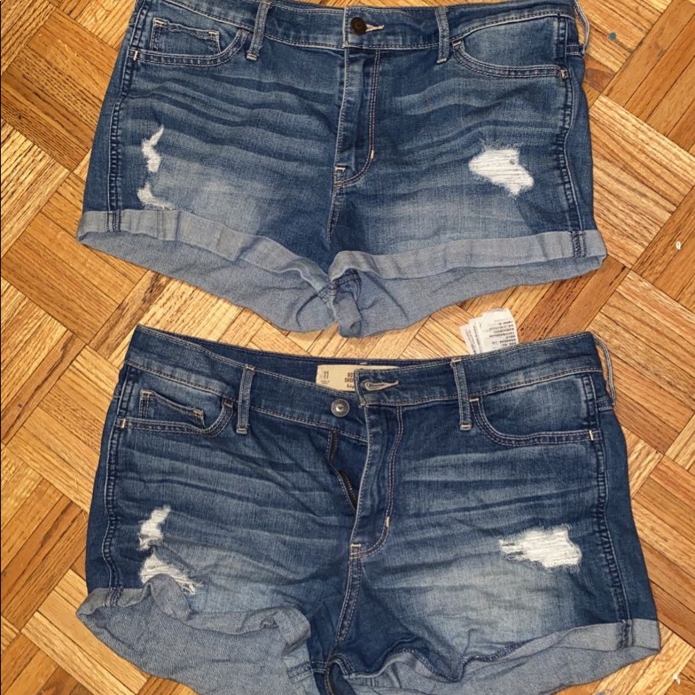 Blue Denim Hollister Shorts Bundle